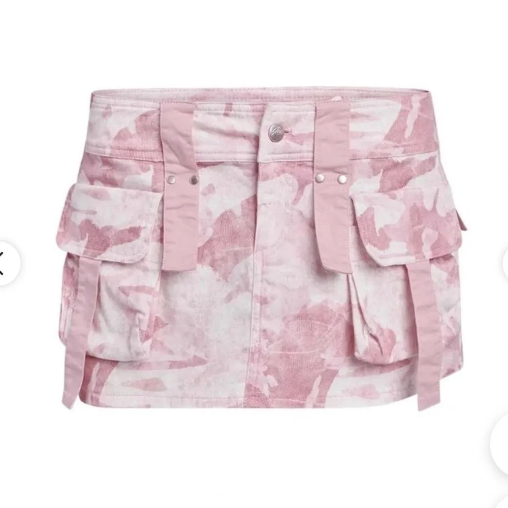 NWT! I.AM.GIA “Eydis” Pink Camo Cargo Mini Skirt Size XS